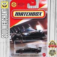 Matchbox 2023 Chevy Corvette Z06 Convertible Black Diecast Modern Sports Car