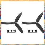 [L M Q N] 1 pair 5030 3-Blades Direct Drive Propeller Prop CW/CCW for RC Airplane Aircraft (Black)