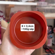 (beautiful size) SILICON MOLD SIZE 8 x 3,4cm GOOD TYPE FOR CAKE BASE