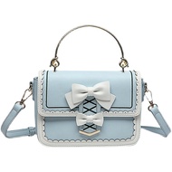(limited time special)Japanese Lolita Lolita Crossbody Bag Bowknot Square Shoulder Bag Kawaii Girl S