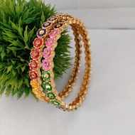 Multicolored Floral Bangle Set (Ready Stock in Malaysia. Next day delivery)