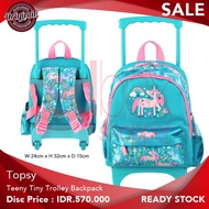 ORIGINAL smiggle Topsy Teeny Tiny Trolley Backpack for Girl