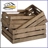 Thùng gỗ palet decor trang trí nhiều kích thước  cứng cáp gỗ thông đa năng tiện dung