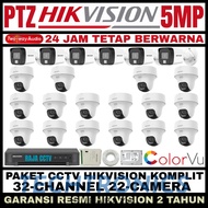 Techtronics | Hikvision 5mp colorvu 32 channel 22 camera ptz two way audio 2-way turbo hd CCTV camer