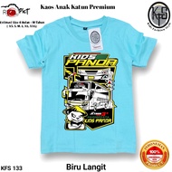 Kaos Anak Bus Telolet Laki-laki Perempuan 1-10 Tahun