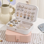ins Double-layer Jewelry Storage Box Earrings Rings Jewelry Box Multi-functional Jewelry Box