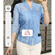 KEBAYA DF ATASAN SEMI PRANCIS/BLUS SEMI RENDA/BAJU KEBAYA WANITA KEKINIAN/KEBAYA PESTA VIRAL 2023