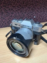 Fujifilm X-T10 銀色機身 + XC 16-50mm II 鏡頭套裝（連皮套/配件全齊）