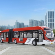 Beijing Bus Big 1 Road Car Metal Simulation Pearl Haiguangtong Yinlong Bus Bus Bus Car Model Toy