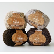 [WOOL NOVA]  80g_4mm thickness 70%Acrylic 30%Wool Yarn