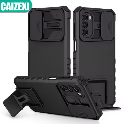 Slide Camera Lens Armor Case For Motorola Moto G10 G20 G30 G50 5G G22 G42 G52 G82 E20 E32 E7 E7i Pow