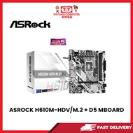 ASROCK H610M-HDV/M.2 + D5 MBOARD