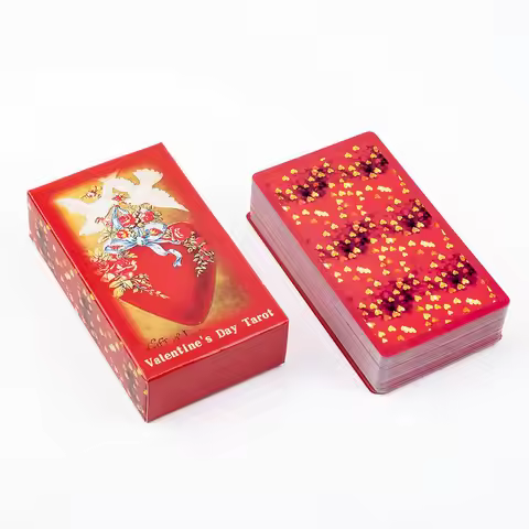 Valentine's Day 79-Card Tarot Deck Magic Arts Love Oracle Cards for Group Games Tabletop Size 10.3*6