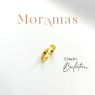 Moramas FASHION Bond Ring 916 Gold/ 916 Gold FASHION Rattan Split Ring/Gold Couple Ring Cat Eye Merisik Ring