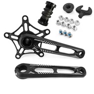 Jiankun Hollow Hollow Integrated Crank Folding Car Chainring Crank Road GXP Chainring CNC Modified A