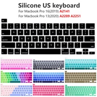 US Enter Ultra thin Silicone Skin Keyboard Cover TPU Protector Film For 2023 Apple Macbook Air 13 15 A2941 A681 M2 Pro 14 16 inch A2442 A2485 A2779 A2780 13 2020 2019 Release A2338 M1 Chip A2289 A2251 A2141 Mac Book Accessories Retina 13 16 inch