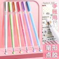 [3155 People Praise] 6pcs Pen Type Dot Glue Large Capacity Dot Glue Pen Pen Shape Dot Pen Glue Child