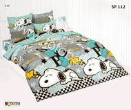 ที่นอนปิคนิค โตโต้ TOTO PICNIC 3.5ฟุต หนา 4 นิ้ว ลายสนูปปี้ (Snoopy) ลิขสิทธิ์แท้