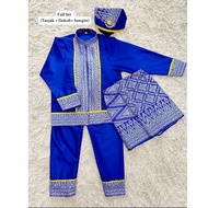 BAJU LAYANG SILAT KANAK-KANAK LELAKI (DESIGN BANGSAWAN BIRU)