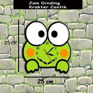 KAYU Koroopi Wall Clock/Character Wall Clock/Wooden Wall Clock/Living Room Wall Clock/Children's Roo