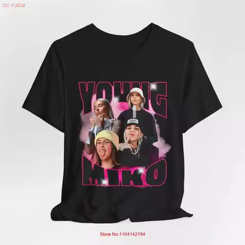 NEW Young Miko Black Cotton All size S 5XL For Fans T Shirt MI321 vintage Washed Stretched Slightly 