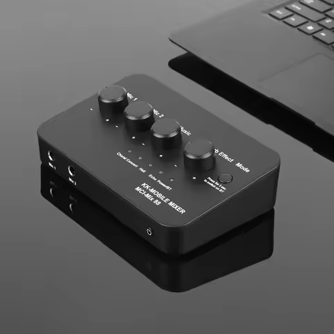 Portable Karaoke Microphone Mixer AUX IN/OUT BT Connection Digital Audio Sound Karaoke Machine for D