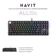 HAVIT HVKB-KB890L-BK Backlit Mechanical Wired Gaming Keyboard