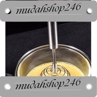 W2A1 spring coil egg beater, household round whisk, stainless steel handle spherical manual whisk 弹簧