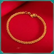 Emas 916 Lelong Gelang Tangan Lelaki Emas Bangkok 916 Gold Bracelet for Women Fashion Gold Jewellery