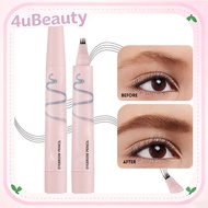 4 Point Eyebrow Pencil Waterproof Long Lasting Liquid Eyebrow Pencil Eye Brow Tattoo Pencil
