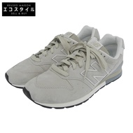 New Balance Men's Beige Low-Top Sneakers, Size 28.0cm, CM996EM2, Excellent Condition, Size 10 (US)