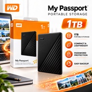 WD My Passport 1TB/2T Portable External HDD | Slim Compact Storage | USB 3.0 Hard Drive for PC Mac