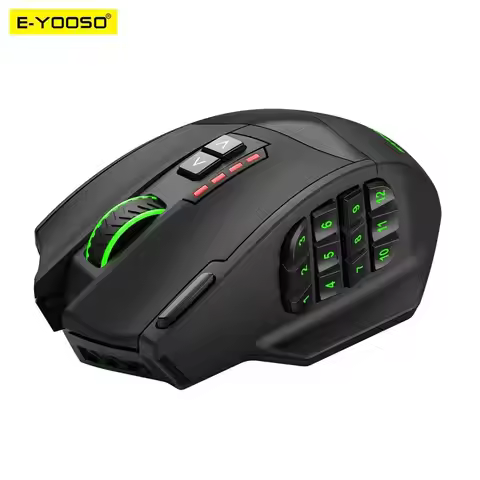 E-YOOSO X-33 RGB USB 2.4G Wireless Gaming Mouse 16000 DPI 16 Buttons Programmable Game Optical Mice