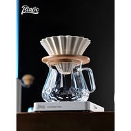 Bincoo Hand-Brewed Coffee Sharing Pot Set Household Glass Hand-Brewed Coffee Pot Hand-Brewed Coffee 
