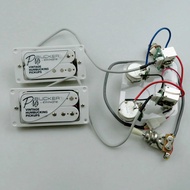 Epiphone ProBucker Humbucker Alnico ปิคอัพแบบแยกคอยล์กับโปรบังเหียนมีสายสำหรับ LP กีต้าร์ไฟฟ้ามาตรฐา