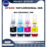 Refill Ink T664 Compatible for L120/L210/L360/L1300 (C,M,Y,BK+BK) 4 Free 1