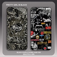 HK-42 Rock Band Glass Casing for OPPO Realme F7 A7 A12 F9 A12S A11K F5 A5S 2 Pro