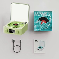 Waves Vinyl Player Bluetooth Speaker With White Noise R Turntable Speaker Sleep Aid Vitrola Shaped S
