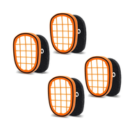 6 Filters For SpeedPro Max Aqua Battery Vacuum Cleaner, FC5005/01 Replacement Filter + Cleaning Brus