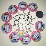 HADIAH PERPISAHAN GURU KEYCHAIN CERMIN