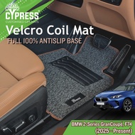 Cypress Car Mats BMW 2 Series Gran Coupe (2025 - Present) 2nd Gen, F74 | Anti slip | Velcro Base