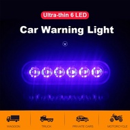 6 LED Warn Light Signal Lamp 18W Waterproof Car Truck Beacon  Hazard Light Bar
