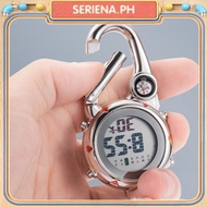 [Seriena.ph] Clip-on Fob Watch Carabiner Watch Camping Tools Ideal for Doctors Nurses Outdoor