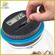 [Boomfashion] Digital LCD Counting Coin Money Saving Box Jar Large Capacity For USD EURO GBP Money E