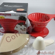 POUROVER V60 DRIPPER V60 TIAMO PAPER FILTER V60 PAPER FILTER V60 PAPER FILTER TIAMO COFFEE SPOON