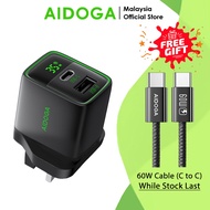 AIDOGA CH-517 35W Charger PD35W Fast Charging Charger Adapter UK Wall Charger Aidoga Charger Adaptor