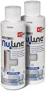 Fast Shipping! (2)-Pack NuLine HVAC Condensate Nu-Line Drain Cleaner, 8 Ounce