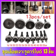 [LIULIU MEI][ส่งเร็วจากกทม]หัวเจาะรู ดอกสว่านเจาะรู ดอกสว่านไฟฟ้า แข็งแรงทนทาน สำหรับงานไม้ เหล็ก เซ