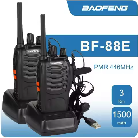 BAOFENG BF-88E PMR446 Handheld Walkie Talkie Outdoor Wireless Two-Way Radio Anti-Fall Portable Long 