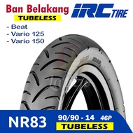 IRC - Tubeless Ban Belakang Honda Beat | Vario | Vario 125 | Vario 150 | NR83 90/90-14 46P